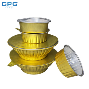 Conteneur en aluminium alimentaire de qualité supérieure 1000 ml, plateau alimentaire en aluminium pour la restauration et les plats à emporter - Product Image 1