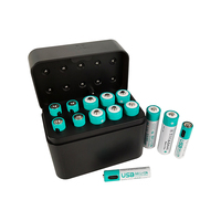 2025 4 pièces LOGO personnalisé 3330nwh 1.5v Aa batterie au Lithium Rechargeable batterie Li-ion pour télécommande souris jouet électrique batterie