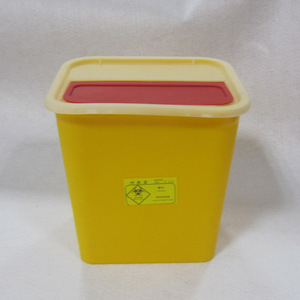 Medical Waste <b>Bin</b> 15L <b>Square</b> Flip Lid Storage Bucket Indoor Use Pp Material - Product Image 3