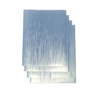 Premium Platine Brossé Métal Texture A4 Vinyle Autocollant Feuilles De Papier Jet D'encre Imprimable pour Ordinateur Caméra Mobile Téléphone PET