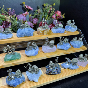 Chất lượng cao màu sắc tự nhiên Rose Quartz chữa bệnh mix nguyên đá quý tinh thể tự nhiên thợ mỏ cho món quà - Product Image 4