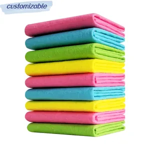 High Quality Viscose Nonwoven Wiping Cloth Reusable Kitchen Cleaning Cloth Water Absorbent Wipes Home Cleaning Woven Technique