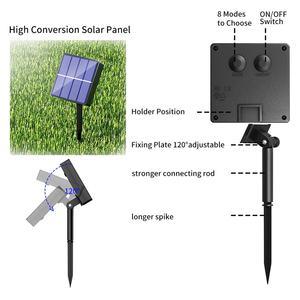 Guirnalda de Luces LED Solares para Exteriores, Impermeable, 8 Modos, 10 m, 100 LED, Tubo de PVC Multicolor, para Jardín, Patio, Navidad - Product Image 6