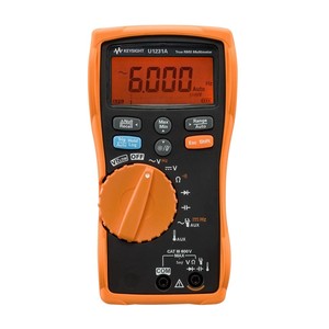 Multímetro Digital Portátil Keysight U1231A, 6000 Contenedores, 3.5 Dígitos, Industrial, 169x86x52mm - Product Image 1