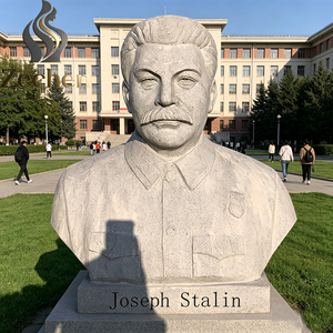 Statues en granit, statues en pierre mi-longues de célébrités du campus, statues de KARL Marx, Friedrich Engels, Joseph Stalin - Product Image 1