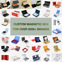 Set di Cancelleria Personalizzato con Chiusura Magnetica, Design a Libro, Confezione Regalo Rigida Nera di Lusso, Scatola Personalizzata in Cartone con Spugna