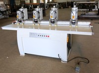 Perceuse verticale double tête DLL pour charnières de menuiserie, perceuse de trous de charnière haute précision pour portes d'armoires
