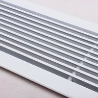 Grille rectangulaire personnalisée à montage au plafond pour sortie d'air conditionné central, diffuseur d'air de retour et port d'inspection à persiennes