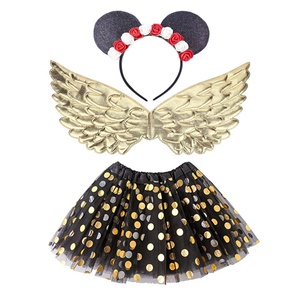 Falda Tutú Esponjosa para Niñas con Alas de Hada para Fiestas de Cumpleaños, Navidad, Ramadán y Disfraces de Graduación - Product Image 4
