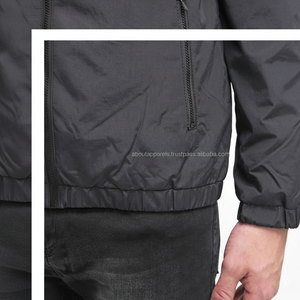 Chaqueta Cortavientos Impermeable de Invierno con Capucha y Cremallera, Estampada, Talla Grande, de Nailon y PVC 100% Transpirable, Proveedor Chino 2026 - Product Image 1