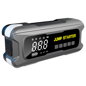 Démarreur de batterie de voiture intelligent 12V multifonction avec clip de sécurité, chargeur de batterie externe Type C PD65W 24000mAh 4000A - Product Image 2