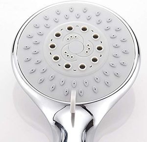 Pommeau de douche moderne en plastique chromé à 3 voies, à économie d'eau, avec fonction pluie - Product Image 5