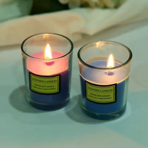 Velas Aromáticas Decorativas para el Hogar, Velas Perfumadas Hechas a Mano con Cera de Parafina y Soja, Velas de Vidrio para Regalos de San Valentín - Product Image 4