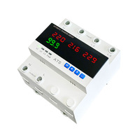 Interruptor de Transferencia Automática Universal Tipo Irak con Pantalla de Corriente, 220V 100Amp, 3 Fuentes
