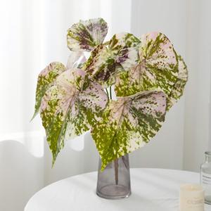 ต้นไม้ประดิษฐ์เม้งเจีย ใบใหญ่ 7 หัว ทรงกลม แบบต้นแอปเปิ้ล ทำจาก PVC สำหรับตกแต่งภายในบ้าน สไตล์ชนบท - Product Image 4