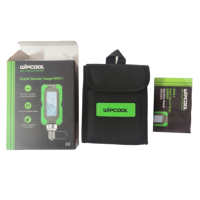 Digital Air Conditioner Electronic Vacuum Degree Gauge Negative Pressure Measurement Instrument Plastic Green + Black MVG-1
