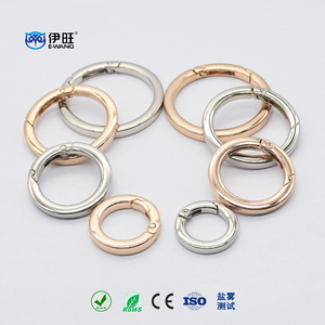 EWANG Zinc Alloy Bag Accessories Custom Bag Strap Open Metal Buckle O <b>Rings</b> Spring <b>Rings</b> - Product Image 2