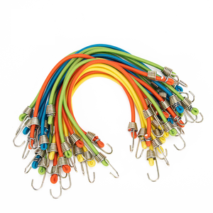 Mini cordons élastiques avec crochets sangles élastiques en caoutchouc polyvalentes pour tentes à bagages sécurisées bâches vélos - Product Image 2