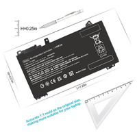 Baterai Pengganti RE03XL 45Wh untuk HP ProBook Seri G6/G7, Tersedia, Garansi 12 Bulan, CE RoHS, Kelas Tier 1