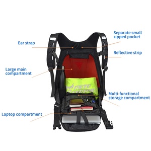 <span class=keywords><strong>MOTOCENTRIC</strong></span> Mochila Impermeable para Motocicleta, Bolsa Trasera Multifuncional para Motocicleta, Bolsa de Asiento Trasero de Gran Capacidad, Bolsa para Casco - Product Image 5