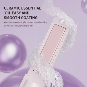 <span class=keywords><strong>Pince</strong></span> à cheveux sans fil portable mini lissante et bouclante avec écran LCD - Product Image 5