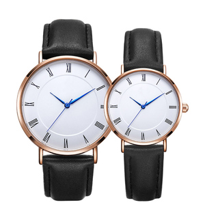 WYGICOO-Reloj <span class=keywords><strong>de</strong></span> pulsera para hombre y mujer, cronógrafo negro chapado en oro, juegos <span class=keywords><strong>de</strong></span> regalo para parejas con caja <span class=keywords><strong>de</strong></span> regalo - Product Image 2