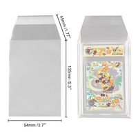 Sacs d'équipe transparents en PP de haute qualité pour la collecte de cartes à collectionner Caractéristique de sécurité auto-adhésive Impression par héliogravure Manipulation de la surface