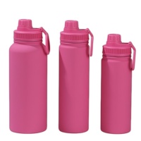 Bouteille d'eau isotherme en acier inoxydable de 40 oz, écologique, à isolation sous vide, grande capacité, pour sportifs et amoureux – Vente chaude