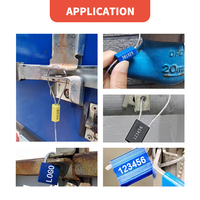 Joint de conteneur de câble en acier inoxydable, paquet de pièces, réglable, jetable, en acier inoxydable serré