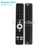 Télécommande vocale de remplacement ES-RM178-2 compatible avec les téléviseurs intelligents LED 4K Ultra HD Tu Tu 43N1 24F1 32Q1 40Q1