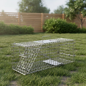Piège à animaux automatique en acier inoxydable - Étanche et portable pour les gros animaux - Product Image 3