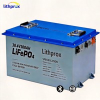 Batterie de traction pour chariot élévateur à technologie LFP avancée 38,4 V 300 Ah, charge équilibrée, légère, pour équipement d'entrepôt, CE RoHS