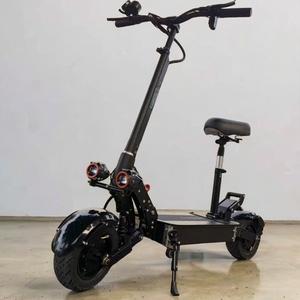 Scooter Eléctrico con Autonomía de 100 km por Carga, Batería de Litio de 60v 30ah 40ah, Motor Dual de 11 Pulgadas, Scooter Plegable Todoterreno M7 - Product Image 1