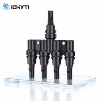 Connecteur de branche solaire 1500V DC, adaptateur parallèle 2 à 1 à 6 voies, compatible MC4, étanche IP68 pour système de panneaux solaires