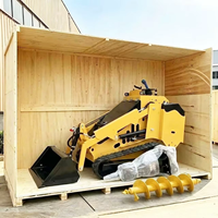 PENGIRIMAN GRATIS Infront Kubota Engine Powered Mini Skid Diesel Loader dengan Lampiran Skid Steer Loader