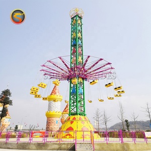 Prix bon marché Free Fall Sky Drop Tower Parc d'attractions Swing Chair Tour volante rotative à vendre - Product Image 2