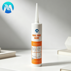 Mastic silicone transparent monocomposant, résistant aux intempéries et à l'aspect verre, <span class=keywords><strong>pour</strong></span> <span class=keywords><strong>le</strong></span> calfeutrage des joints intérieurs et extérieurs en cuir, fungicide - Product Image 1