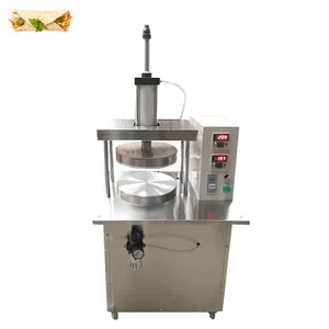 Máquina de fazer tortilha de massa redonda Chapati Roti Máquina de fazer pão pita árabe