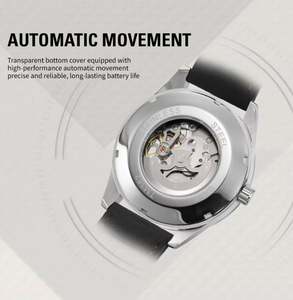 Montre Homme Forsining 2025 Nouvelle Collection, Montre-Bracelet Mécanique Squelette de Luxe de Marque Supérieure, Aiguilles Lumineuses, Bracelet en Cuir, Style Classique, Reloj Hombre - Product Image 6