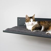 Indoor Easy Install Cat Wand Barsch Möbel Cat Hängematten bett Stahl Cat Leiter Treppen