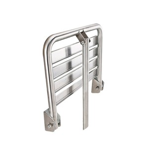 Norye Stainless Steel <b>Folding</b> Bath <b>Stool</b> Wall Mounted For Elderly Bathroom Safety Equipment - Product Image 5