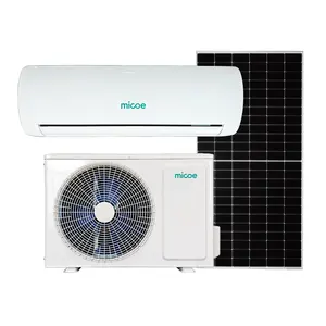 Micoe OEM appareils ménagers refroidisseur split solaire hybride panneau PV climatiseur à énergie solaire pour le refroidissement de la maison