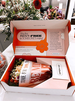 Boîte à fleurs pliable personnalisée en carton ondulé, logo imprimé, double face, finition mate, résistante aux UV, expédition à plat pour économiser sur les frais, emballage écologique
