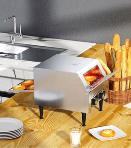 Machine à griller les pains à hamburger multifonctionnelle en acier inoxydable avec chaîne de convoyeur verticale et moteur, composant essentiel pour la fabrication de produits céréaliers - Product Image 2