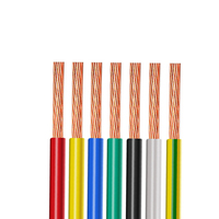 Direkt vom Hersteller 450/750V IEC-Standard PVC-Isoliertes Reinkupferkabel BVR Flexibles Kabel für Hausverdrahtung