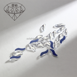 Strass thermocollants en forme de S ASFA06 de 10,0 mm, tailles SS6 et SS10, pour machine à strass, pour fixer des cristaux AB. - Product Image 5