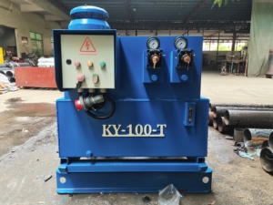 Pompe à coulis synchrone double KY-100-T haute pression pour le renforcement des fondations de tunnels - Product Image 2