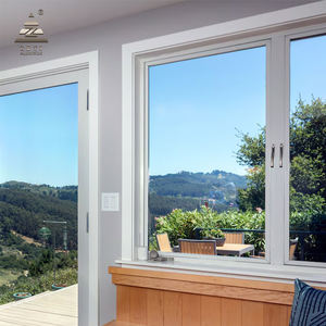 نوافذ يدوية من ZEYI بخيارات ألوان متعددة، نافذة ألمنيوم يدوية الدوران عازلة للصوت مع شبكة ضد الحشرات - Product Image 6