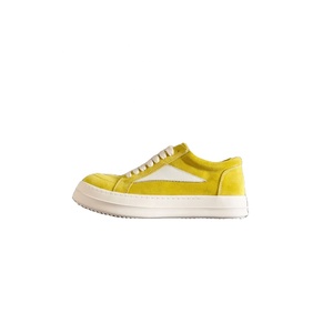 En stock – Chaussures décontractées basses en cuir de luxe Owens pour hommes et femmes, à semelle épaisse, noires, à lacets - Product Image 1