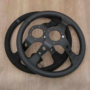 <span class=keywords><strong>Volant</strong></span> de course universel en cuir et aluminium de 14 pouces (355 mm) pour voiture, <span class=keywords><strong>volant</strong></span> sport de <span class=keywords><strong>drift</strong></span> profond avec logo - Product Image 4